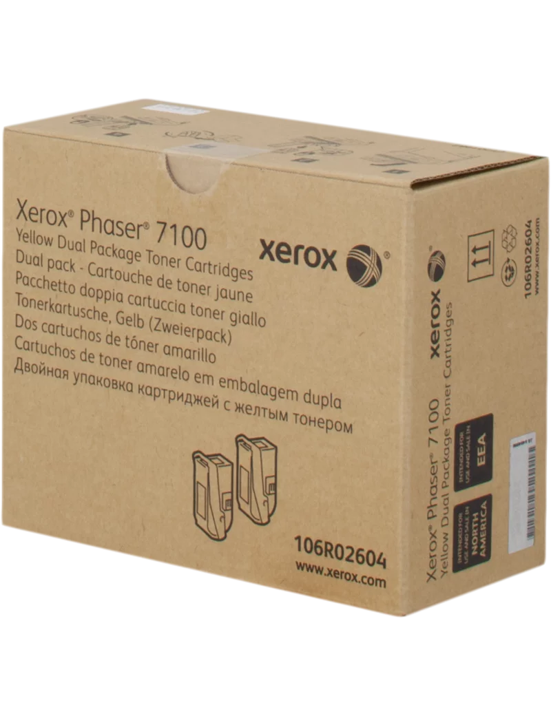 Toner Originale Xerox 106R02604 (Giallo 9000 pagine)
