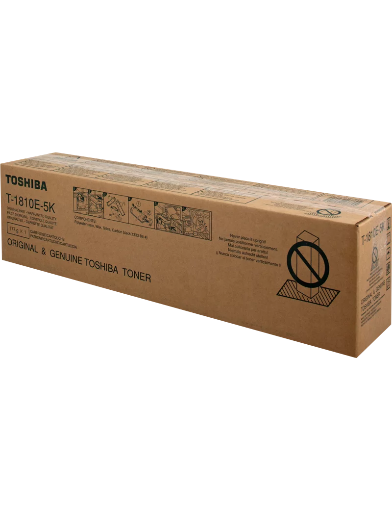 Toner Originale Toshiba T-1810E-5K 6AJ00000061 (Nero 5400 pagine) Toner Originale Toshiba T-1810E-5K 6AJ00000061 (Nero 5400 pagine)