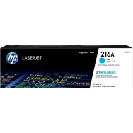 Toner Originale HP W2411A 216A (Ciano 850 pagine)