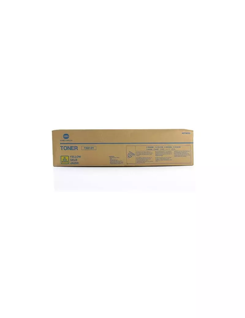 Toner Originale Konica Minolta TN613Y A0TM250 (Giallo 30000 pagine)