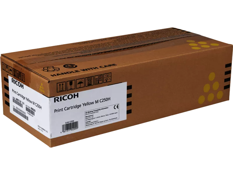 Toner Originale Ricoh 408343 M C250H (Giallo 6300 pagine)