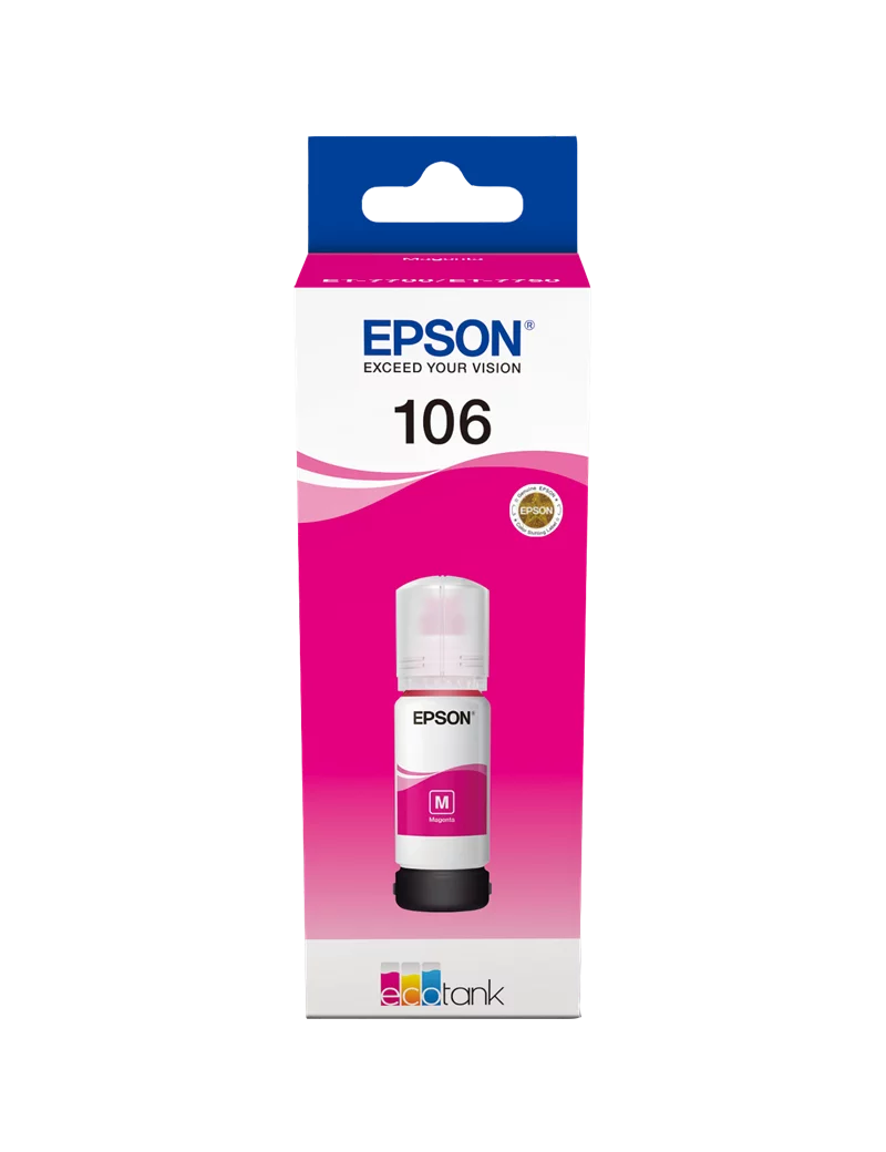 Inchiostro Originale Epson T00R340 106 (Magenta 70 ml) Inchiostro Originale Epson T00R340 106 (Magenta 70 ml)