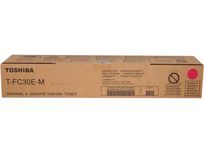 Toner Originale Toshiba T-FC30EM 6AG00004452 (Magenta 33600 pagine) Toner Originale Toshiba T-FC30EM 6AG00004452 (Magenta 33600 pagine)