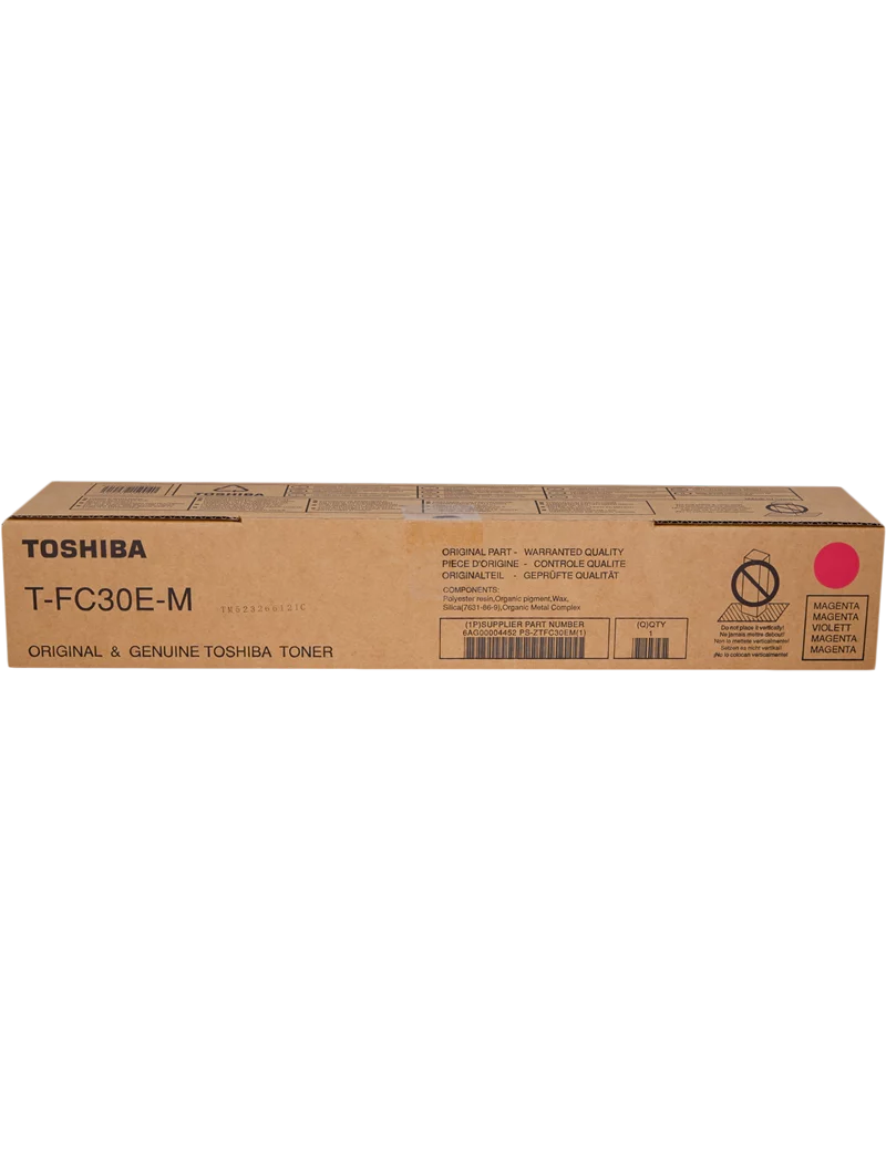 Toner Originale Toshiba T-FC30EM 6AG00004452 (Magenta 33600 pagine)