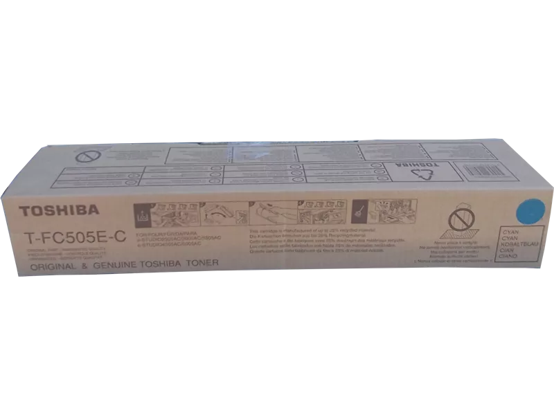 Toner Originale Toshiba T-FC505EC 6AJ00000135 (Ciano 33600 pagine) Toner Originale Toshiba T-FC505EC 6AJ00000135 (Ciano 33600 pagine)