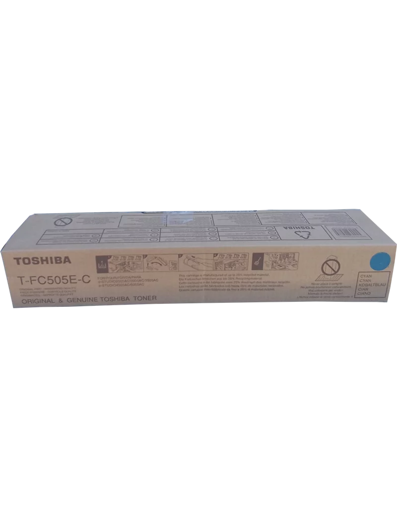 Toner Originale Toshiba T-FC505EC 6AJ00000135 (Ciano 33600 pagine)
