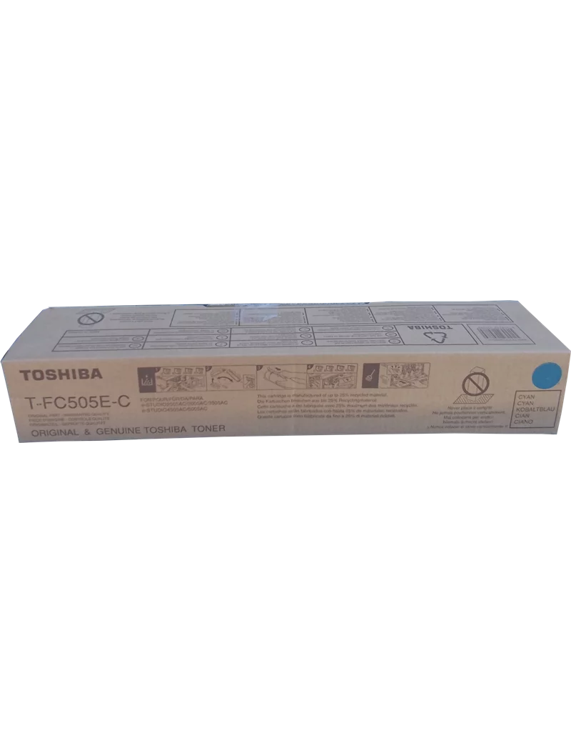 Toner Originale Toshiba T-FC505EC 6AJ00000135 (Ciano 33600 pagine) Toner Originale Toshiba T-FC505EC 6AJ00000135 (Ciano 33600 pagine)