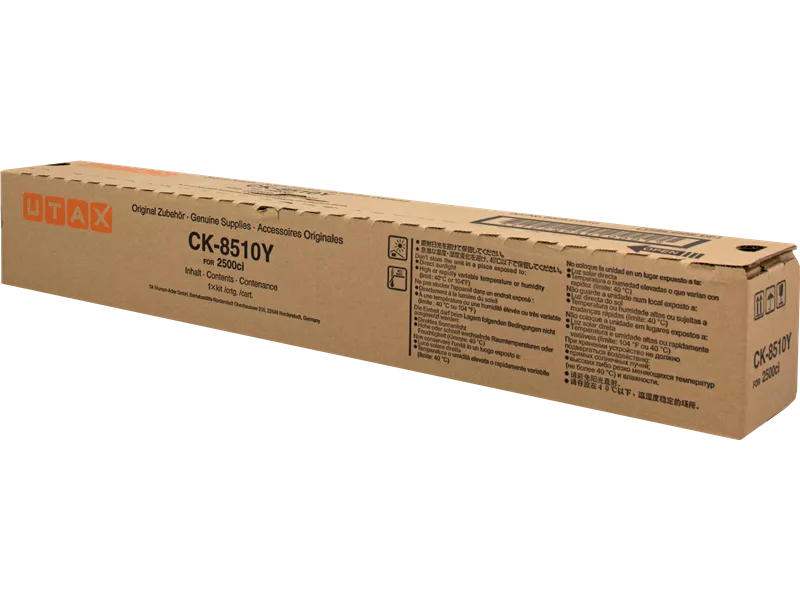 Toner Originale Utax CK-8510Y 662511016 (Giallo 12000 pagine) Toner Originale Utax CK-8510Y 662511016 (Giallo 12000 pagine)