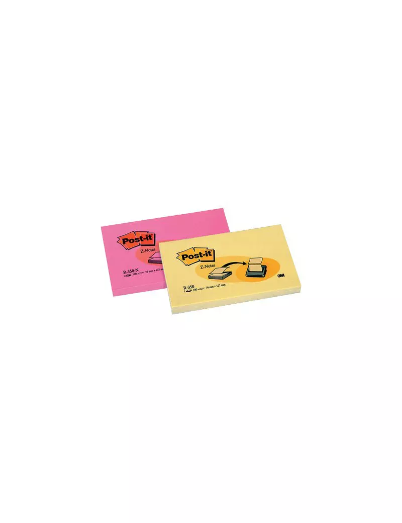 Ricariche Post-it Z-Note R350 3M - 76x127 mm - 33321 (Giallo Canary Conf. 12)