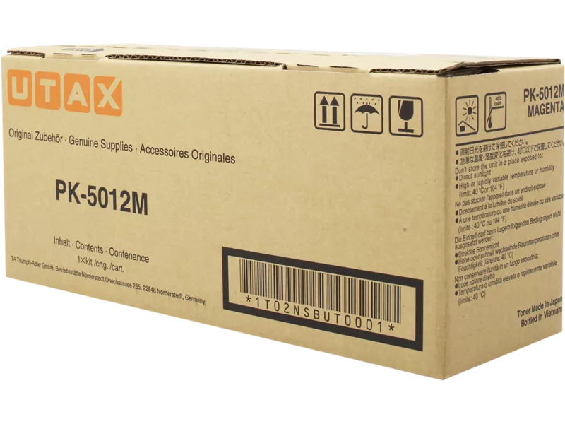 Toner Originale Utax PK-5012M 1T02NSBUT0 (Magenta 10000 pagine)