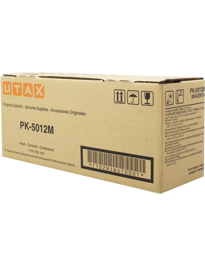 Toner Originale Utax PK-5012M 1T02NSBUT0 (Magenta 10000 pagine) Toner Originale Utax PK-5012M 1T02NSBUT0 (Magenta 10000 pagine)