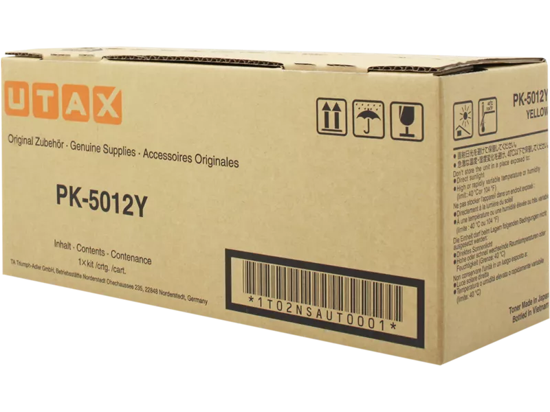 Toner Originale Utax PK-5012Y 1T02NSAUT0 (Giallo 10000 pagine) 