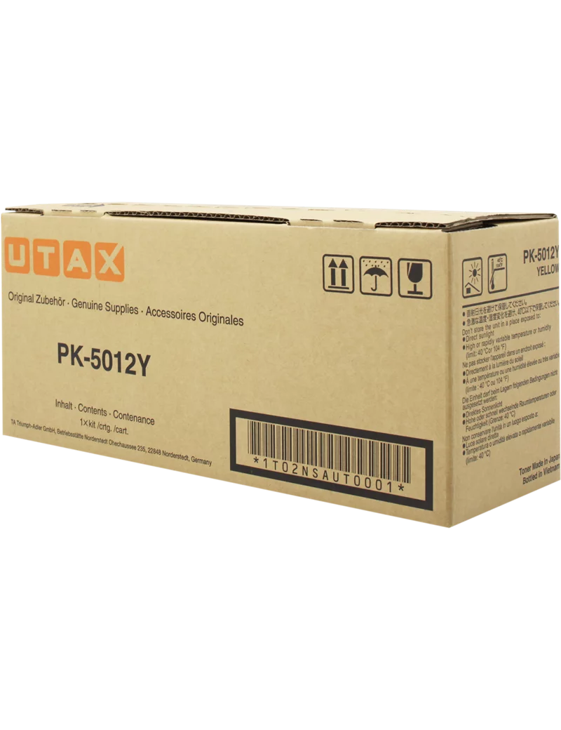 Toner Originale Utax PK-5012Y 1T02NSAUT0 (Giallo 10000 pagine) 