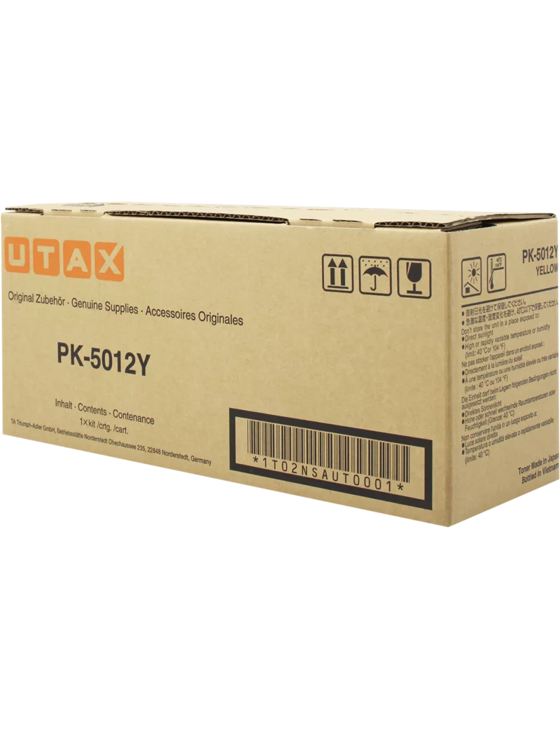 Toner Originale Utax PK-5012Y 1T02NSAUT0 (Giallo 10000 pagine) Toner Originale Utax PK-5012Y 1T02NSAUT0 (Giallo 10000 pagine)
