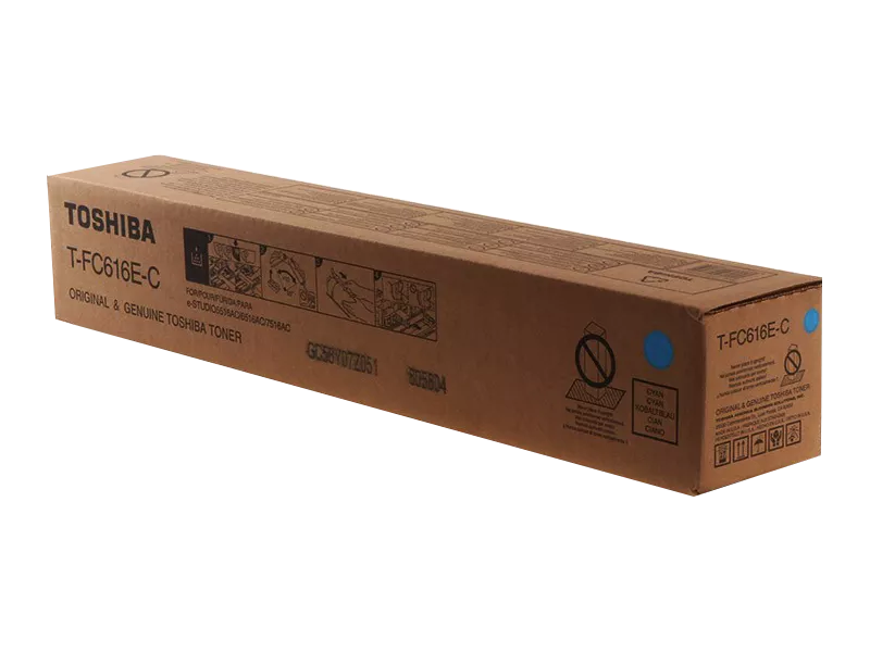 Toner Originale Toshiba T-FC616EC 6AK00000369 (Ciano 39000 pagine)
