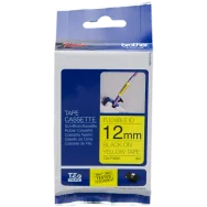 Nastro Originale Brother TZe-FX631 - 12 mm x 8 m - Laminato (Nero su Giallo)