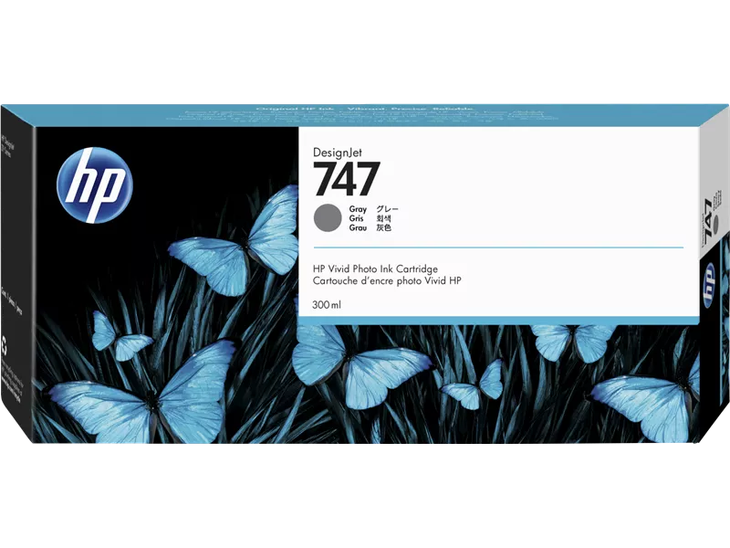 Cartuccia Originale HP P2V86A 747 (Grigio 300 ml)