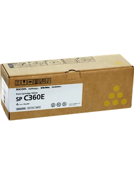 Toner Originale Ricoh 408191 SP C360HE (Giallo 1500 pagine)