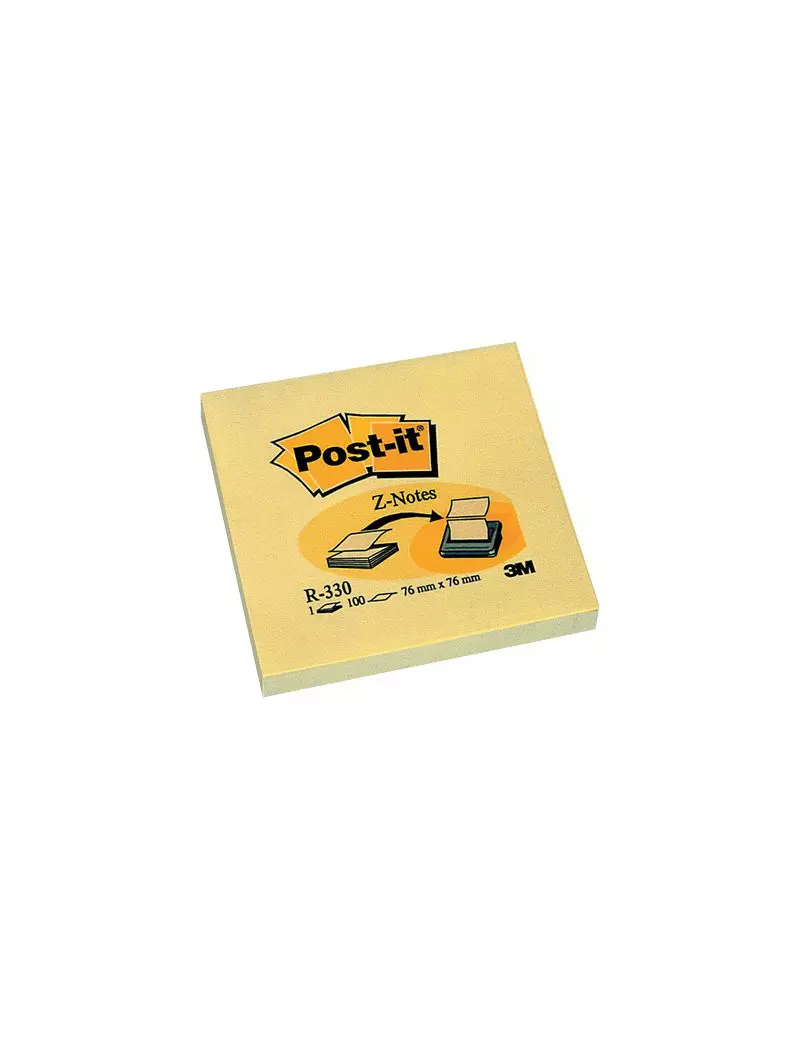 Ricariche Post-it Z-Note R330 3M - 76x76 mm - 33320 (Giallo Canary Conf. 12)