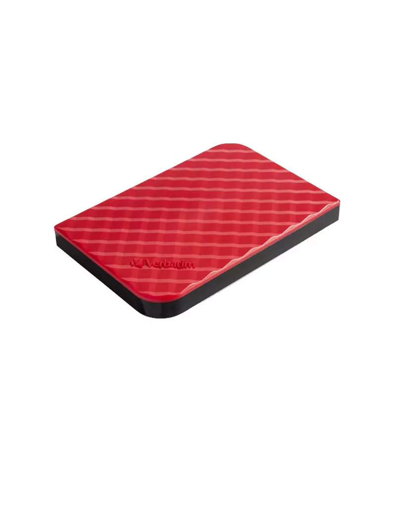 Hard Disk Portatile Esterno Store 'n' Go Verbatim - 2,5 Pollici - USB 3.0 - 1TB - 53203 (Rosso)
