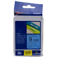 Nastro Originale Brother TZe-521 - 9 mm x 8 m - Laminato (Nero su Blu)