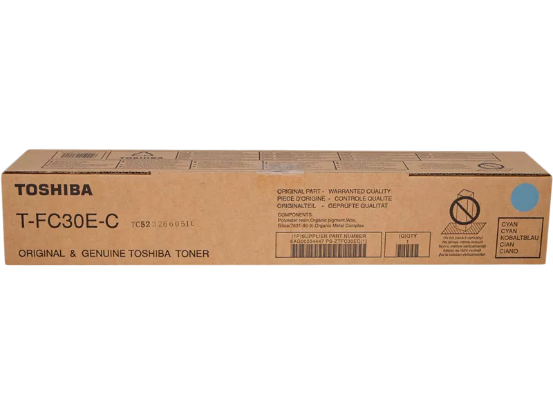 Toner Originale Toshiba T-FC30EC 6AG00004447 (Ciano 33600 pagine)