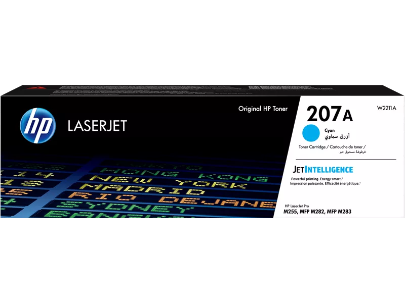 Toner Originale HP W2211A 207A (Ciano 1250 pagine)