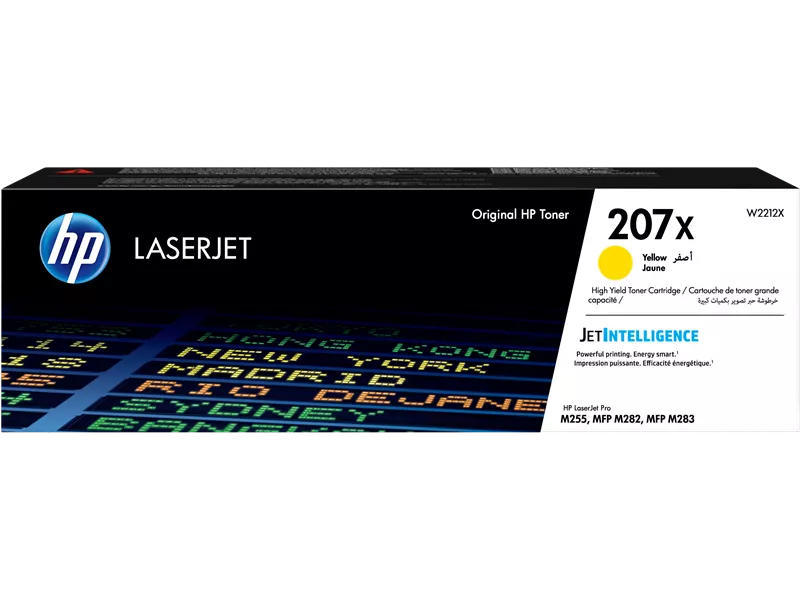 Toner Originale HP W2212X 207X (Giallo 2450 pagine)