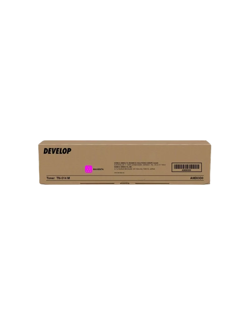 Toner Originale Develop TN-514M A9E83D0 (Magenta 26000 pagine) Toner Originale Develop TN-514M A9E83D0 (Magenta 26000 pagine)