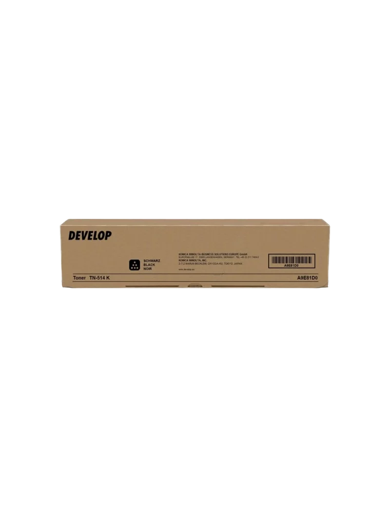 Toner Originale Develop TN-514K A9E81D0 (Nero 26000 pagine) Toner Originale Develop TN-514K A9E81D0 (Nero 26000 pagine)