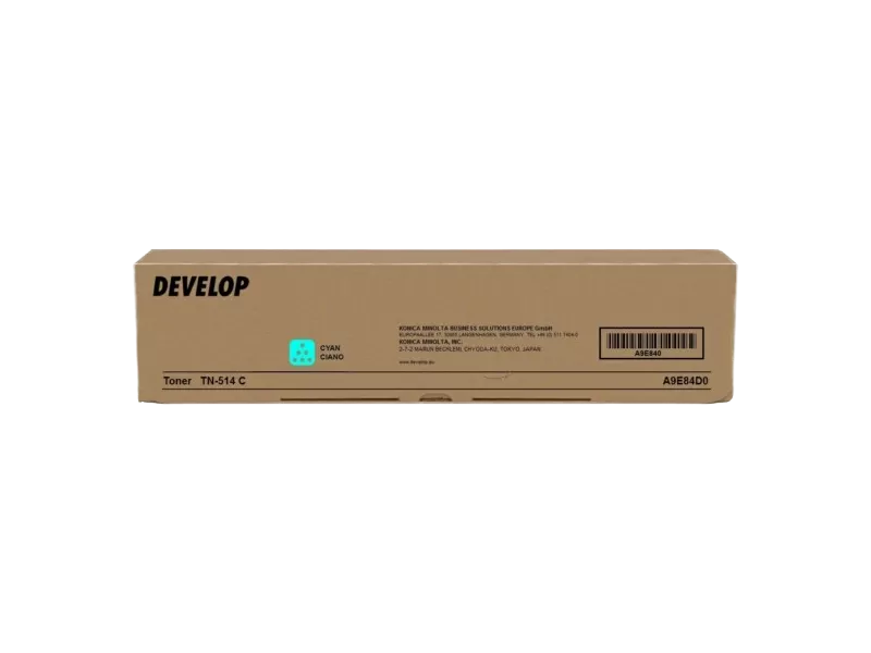 Toner Originale Develop TN-514C A9E84D0 (Ciano 26000 pagine)