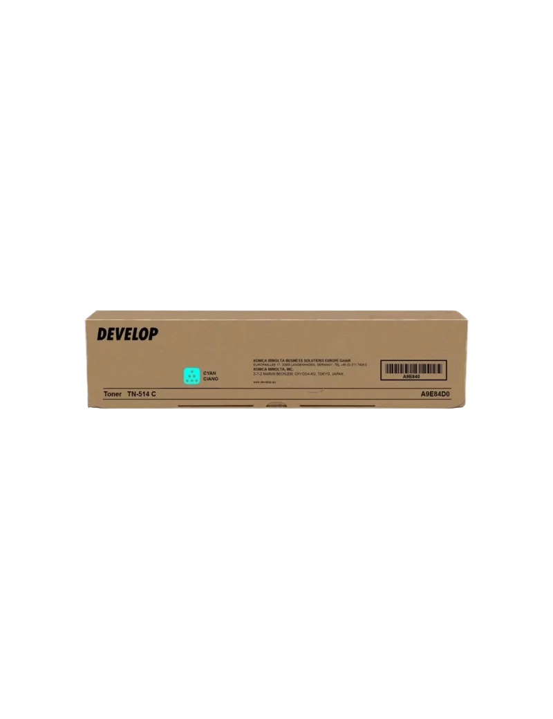 Toner Originale Develop TN-514C A9E84D0 (Ciano 26000 pagine) Toner Originale Develop TN-514C A9E84D0 (Ciano 26000 pagine)