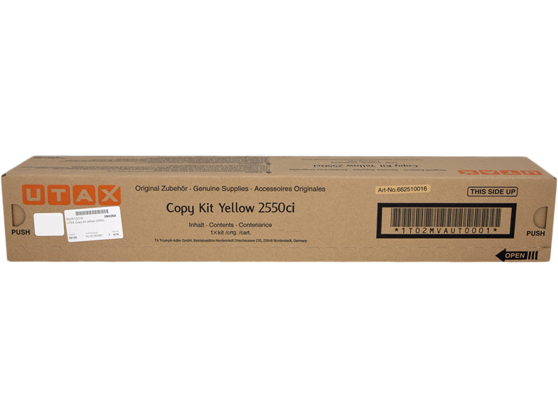 Toner Originale Utax 662510016 (Giallo 6000 pagine)