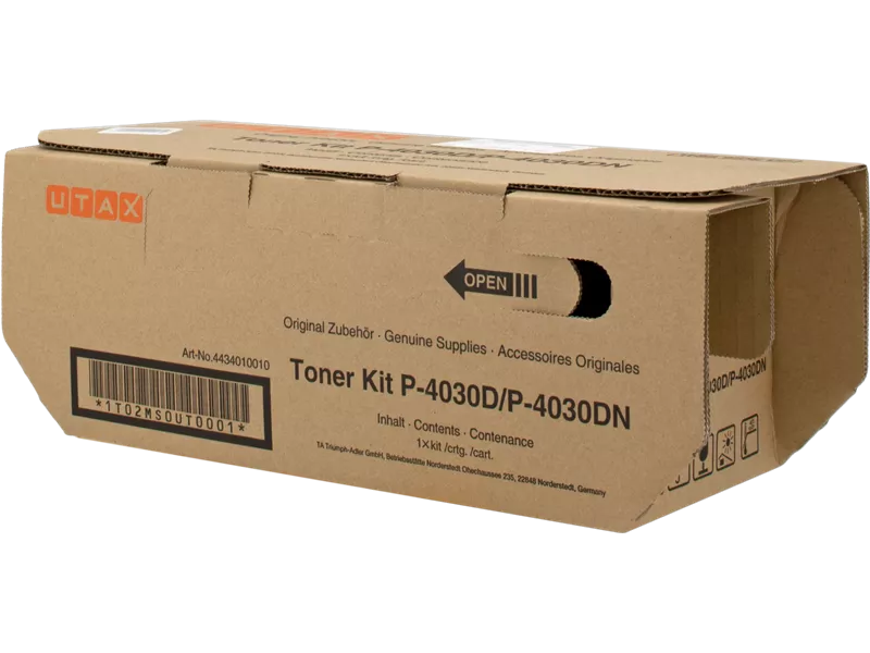 Toner Originale Utax 4434010010 (Nero 12500 pagine)