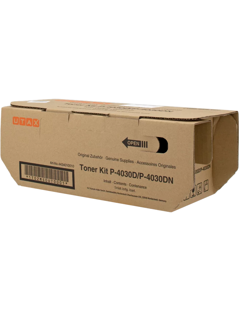 Toner Originale Utax 4434010010 (Nero 12500 pagine) Toner Originale Utax 4434010010 (Nero 12500 pagine)