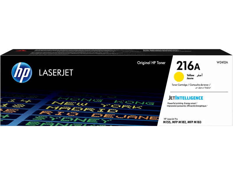 Toner Originale HP W2412A 216A (Giallo 850 pagine)
