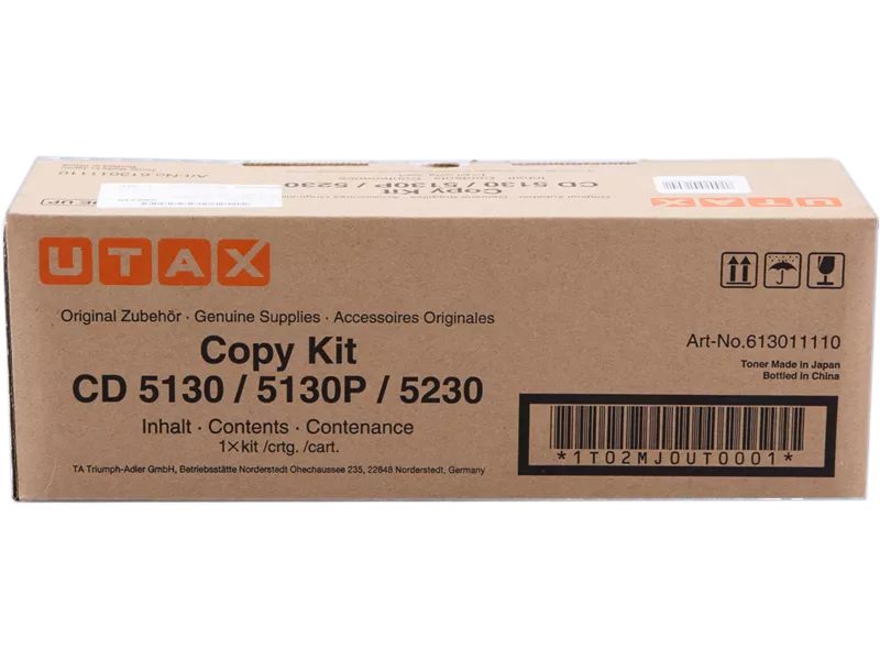 Toner Originale Utax 613011110 (Nero 3000 pagine)