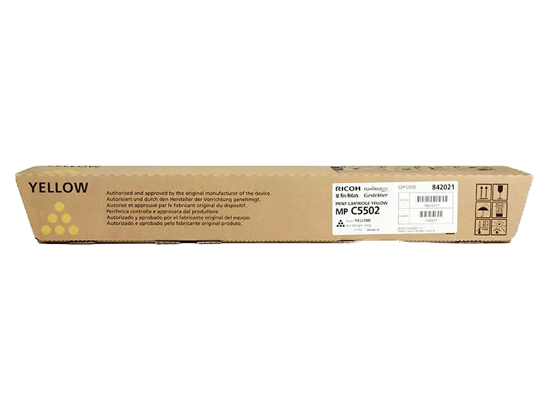 Toner Originale Ricoh 842021 Type 5502E (Giallo 22500 pagine)
