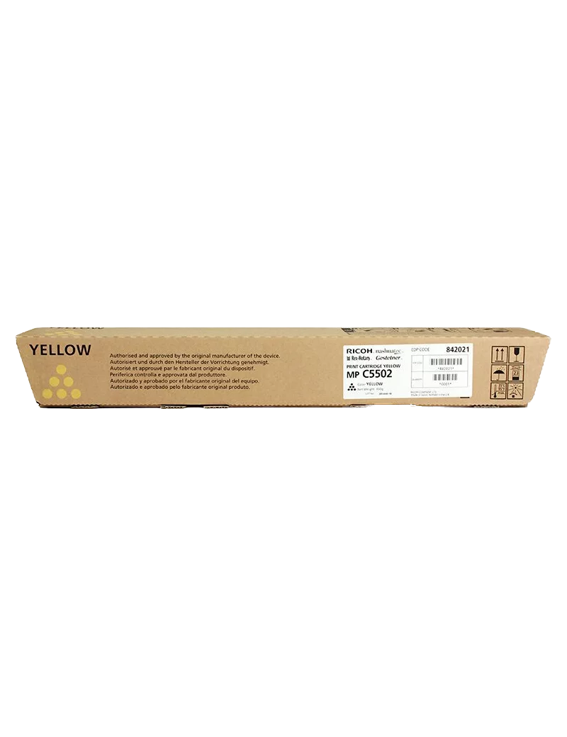 Toner Originale Ricoh 842021 Type 5502E (Giallo 22500 pagine) Toner Originale Ricoh 842021 Type 5502E (Giallo 22500 pagine)