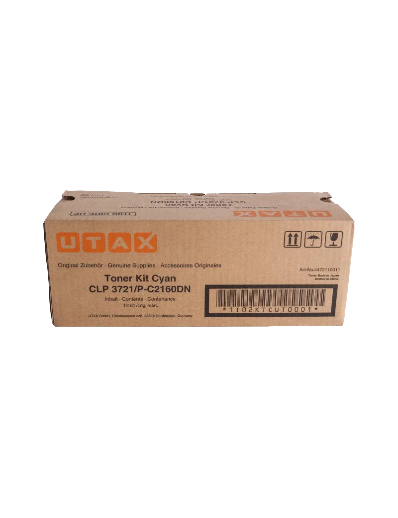 Toner Originale Utax 4472110011 (Ciano 2800 pagine) Toner Originale Utax 4472110011 (Ciano 2800 pagine)