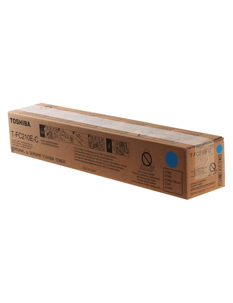 Toner Originale Toshiba T-FC210EC 6AJ00000159 (Ciano 33600 pagine) Toner Originale Toshiba T-FC210EC 6AJ00000159 (Ciano 33600 pagine)
