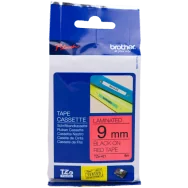 Nastro Originale Brother TZe-421 - 9 mm x 8 m - Laminato (Nero su Rosso)