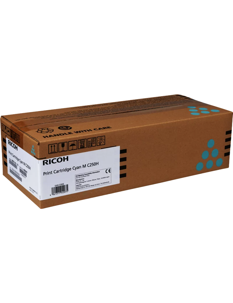 Toner Originale Ricoh 408341 M C250H (Ciano 6300 pagine) Toner Originale Ricoh 408341 M C250H (Ciano 6300 pagine)