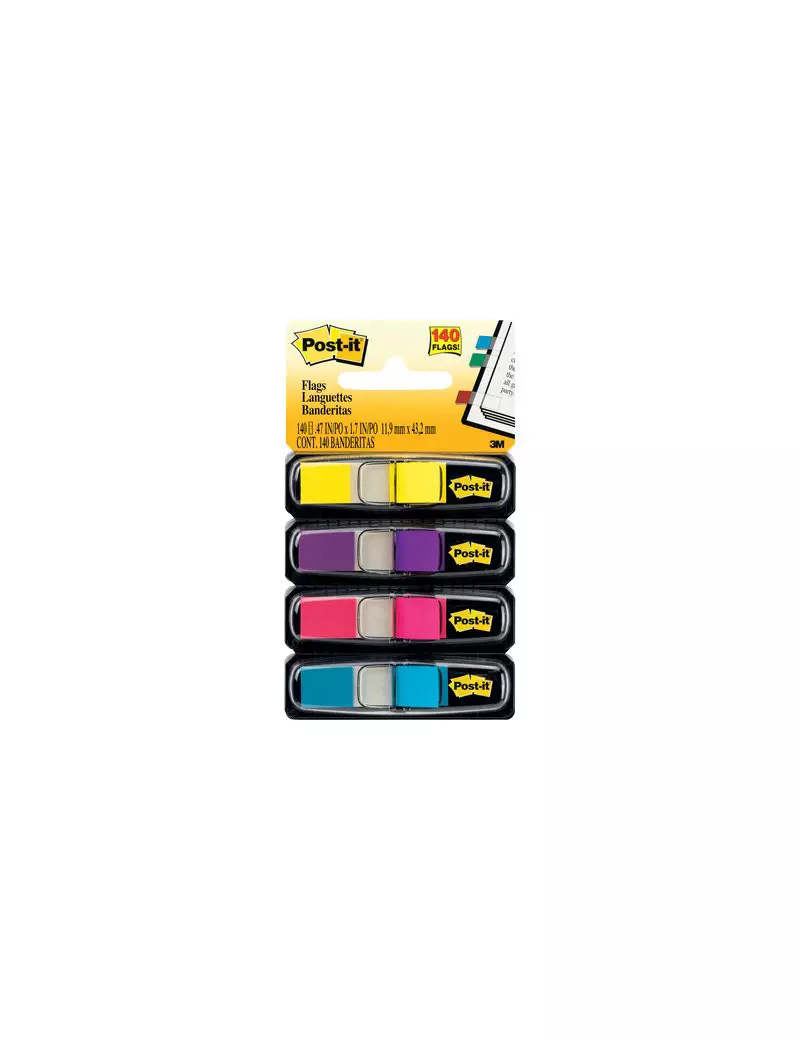 Segnapagina Post-it Index Mini 683 3M - 28625 (Assortiti)