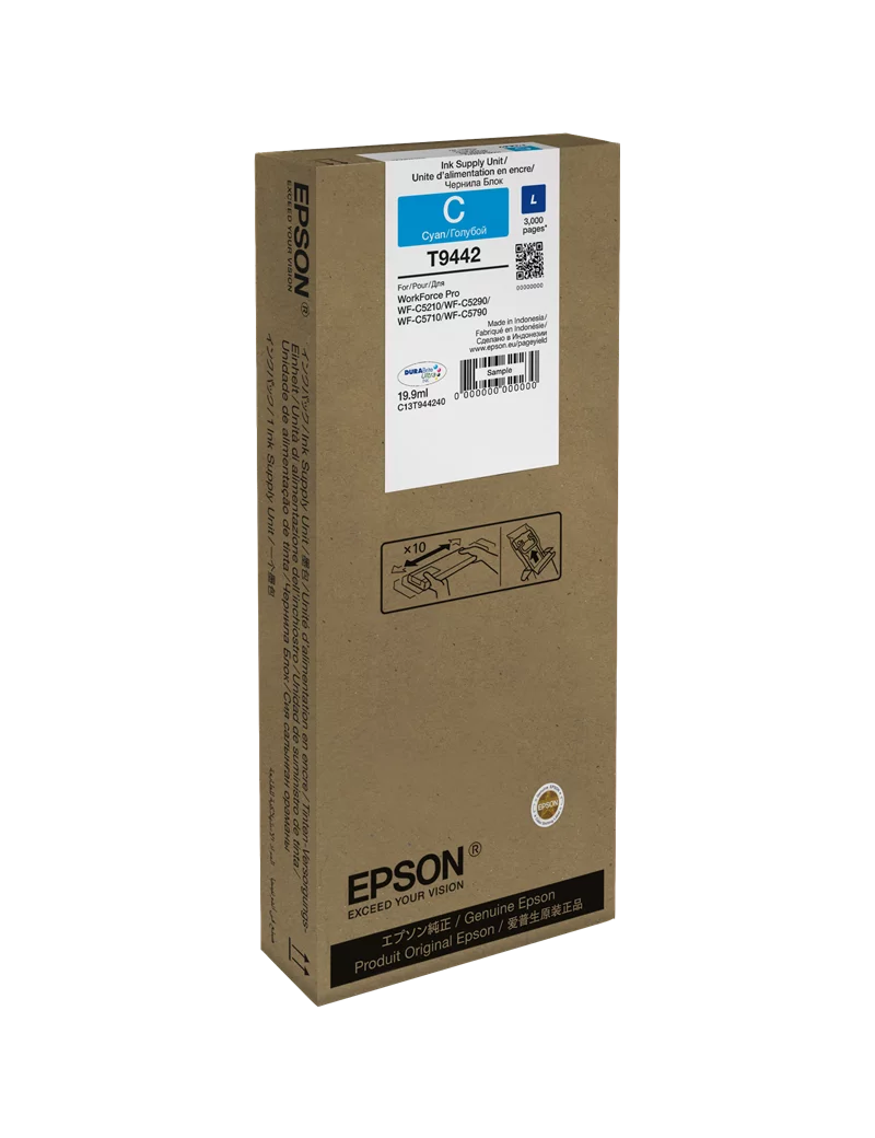 Cartuccia Originale Epson T944240 (Ciano 3000 pagine) Cartuccia Originale Epson T944240 (Ciano 3000 pagine)