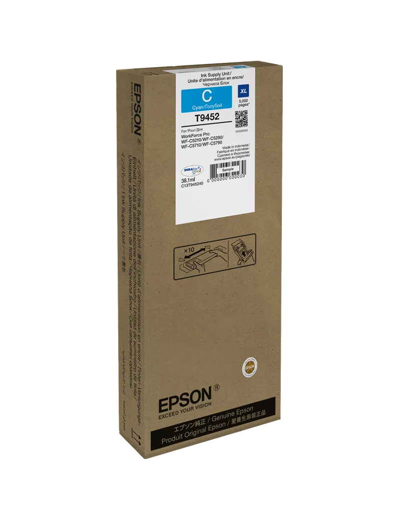 Cartuccia Originale Epson T945240 (Ciano 5000 pagine) Cartuccia Originale Epson T945240 (Ciano 5000 pagine)