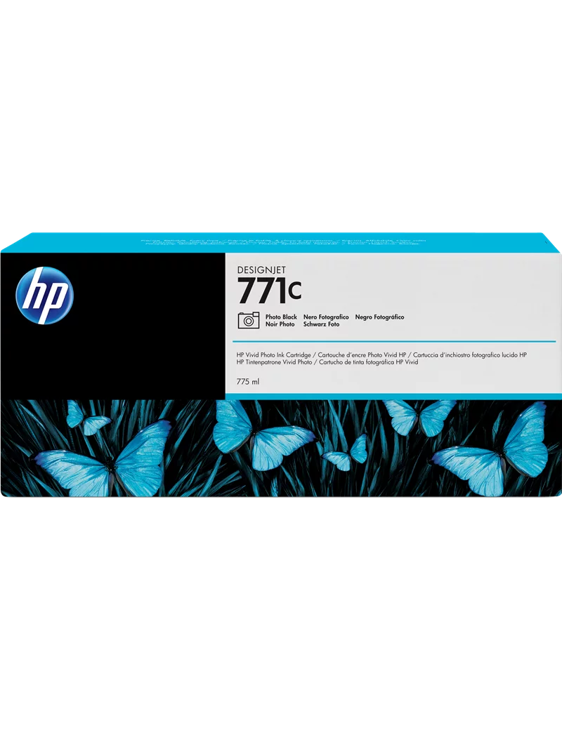 Cartuccia Originale HP B6Y13A 771C (Nero Foto 775 ml) Cartuccia Originale HP B6Y13A 771C (Nero Foto 775 ml)
