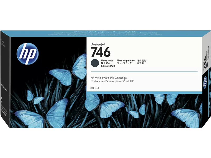 Cartuccia Originale HP P2V83A 746 (Nero Opaco 300 ml)