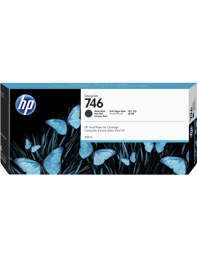 Cartuccia Originale HP P2V83A 746 (Nero Opaco 300 ml) Cartuccia Originale HP P2V83A 746 (Nero Opaco 300 ml)