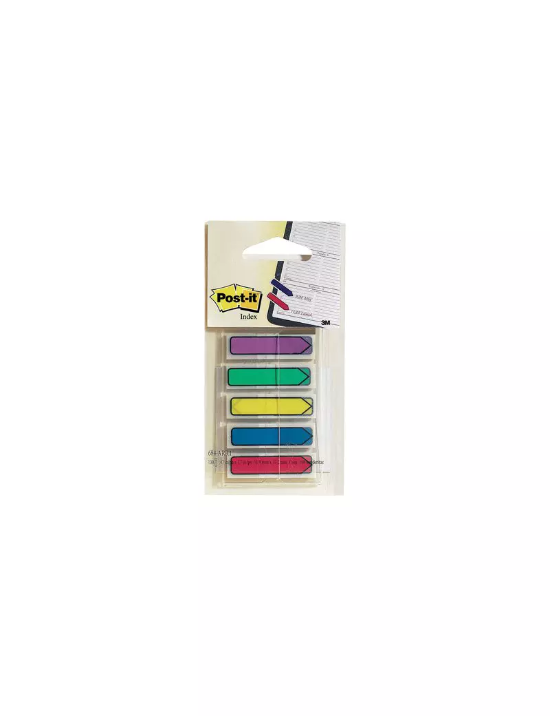 Segnapagina Post-it Index Mini Frecce per Agenda 684 3M - 90843 (Assortiti)